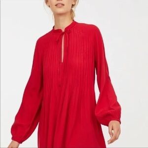Flow midi long sleeve dress